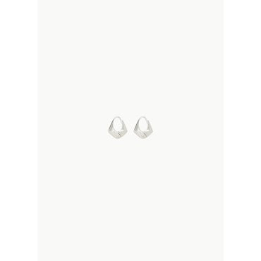 샵아모멘토 소피부하이 25PS Small Pyramid Hoops, Silver