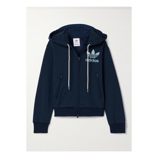 웨일스 보너 후드  저지 트랙 재킷 네이비 1647597343786343