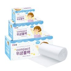 킹스봉 일회용 비닐봉투 컴팩트 위생롤백 200매 (3 size)