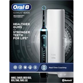 독일 오랄비 전동칫솔 OralB Genius 6000 일렉트릭 Toothbrush 블랙 1359585