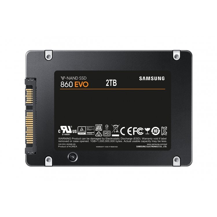 Samsung 860 EVO 2TB SATA 2.5인치 내장 SSD MZ-76E2T0BEC 국내