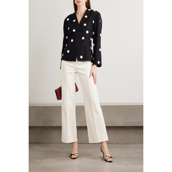 데스트리 알로이즈 폴카 도트 코튼 파예 블레이저 46376663162974718