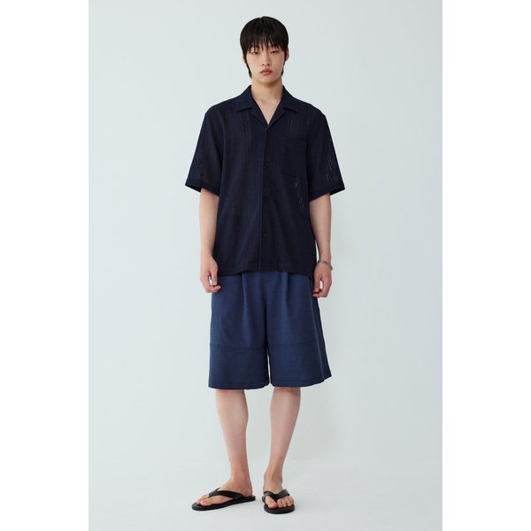 [MEN] 플리츠 져지 파자마 셔츠 9155221192056