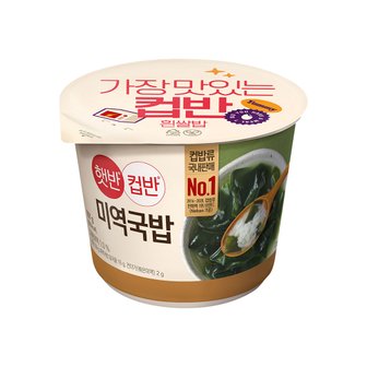 CJ제일제당 햇반 컵반 미역국밥 167g