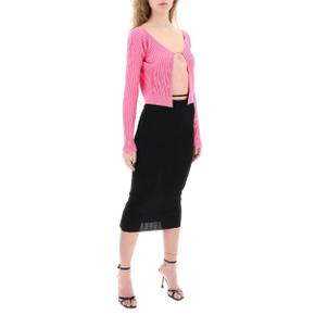 JACQUEMUS 여성 la maille pralu longue cardigan Pink