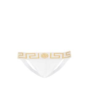 AUU01017A232741 A81H White stretch cotton jockstrap