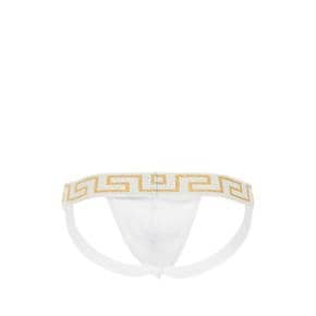 AUU01017A232741 A81H White stretch cotton jockstrap