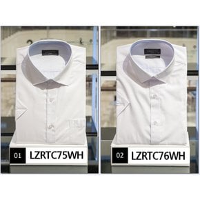 화이트 일반핏/슬림핏 반소매 와이셔츠 LZRTC75WH76WH