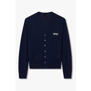 로고자수 브이넥 가디건 7115250503147