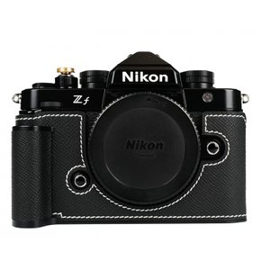 Nikon ZF 3-in-1 (블랙) [CLCH 핸드메이드] 호환 카메라 케이스 카메라 케이스 카메라 가방 가죽