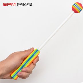 SPM 무지개말렛 롤리팝 핸드드럼 스폰지핸들 RBM-HR1