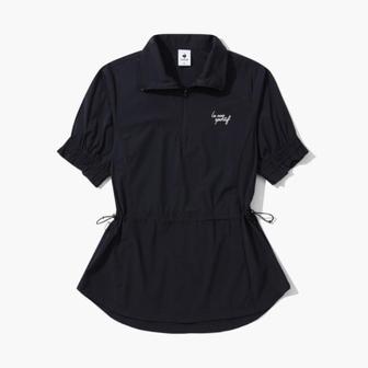 르꼬끄골프 [사은품 증정] 여성 우븐 반집업 티셔츠 (GP222LTS45_BLCK)
