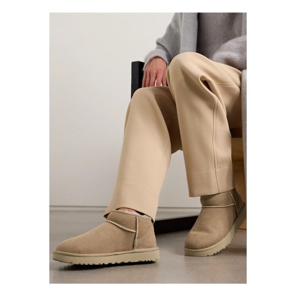 어그 클래식 울트라 미니 시어링 부츠 베이지 1647597343262303