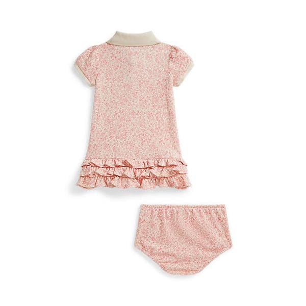 랄프 로렌 베이비 여아 스트로베리 코튼 폴로 드레스 앤 블루머(CWPODRSF3D20732999)