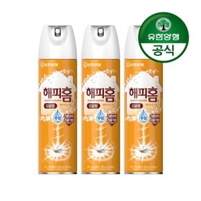 해피홈 모기약 수성 에어로솔 감귤향 500mL 3개