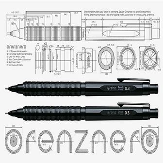  펜텔 오렌즈 네로 샤프 0.3 0.5MM 각인 정품보증서 같