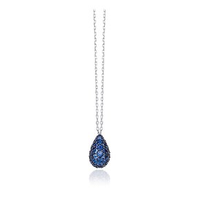 Sweet Drops Necklace _ Midnight blue