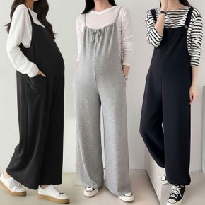 임산부 점프슈트 봄 여름 가을 임부복 점프수트 와이드 임부 팬츠_P416528979