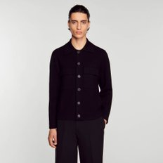 [SANDRO HOMME] 아웃포켓 비스코스 가디건SH24Z3MRGZ599