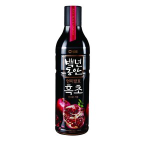 백년동안 흑초 산수유 석류 900ml (1개)