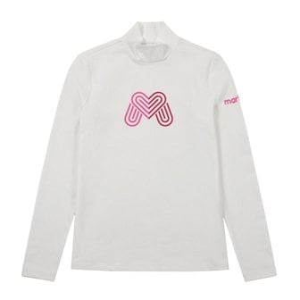 MARTINE GOLF [정상가 158000원]여성 반반 로고 베이스레이어 화이트 (Q0C130431)