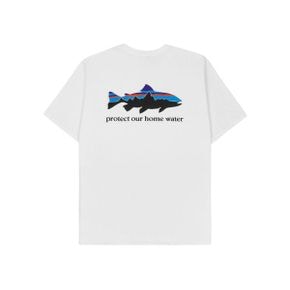 파타고니아 홈 워터 트라우트 오가닉 티셔츠 화이트 Home Water Trout Organic T-Shir