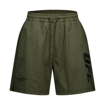 UFC SPORT UFC 에센셜 릴렉스핏 쇼츠 카키 U2SPV2301KH