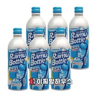  산가리아 라무보틀 사이다 500ml x6병 라무네