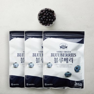 냉동 블루베리 칠레산 1kg x 3개 베리필드