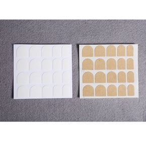 양면테이프 네일 초강력 테이프 투명 네일팁 붙이는 20P 부착 패디 아트 인조손톱