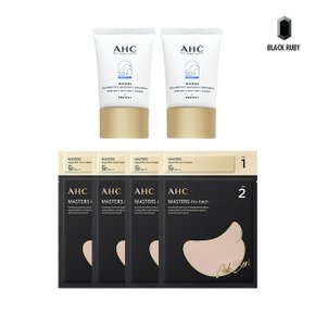 AHC 마스터즈 워터풀 선크림 40ml x2 + 선패치(선크림 1.5ml) x 4회분