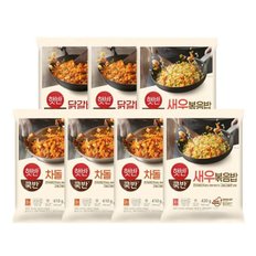 CJ제일제당 햇반 쿡반 차돌깍두기볶음밥410g x3개 + 새우볶음밥420g x2개 + 닭갈...