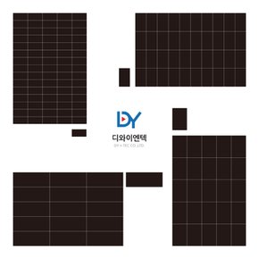 이디몰 고무자석 강력 자석테이프 조각 자석 100x150mm 1T