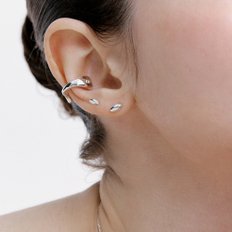 [silver925]mini egg ball earring