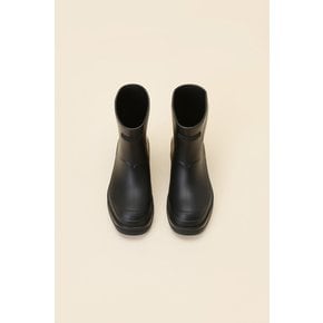 SUECOMMA BONNIE DG3CM24301BLK Heart ankle rain boots(black)