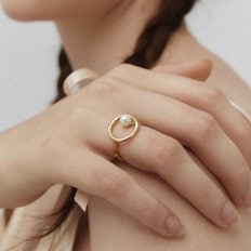 Mild pearl point ring