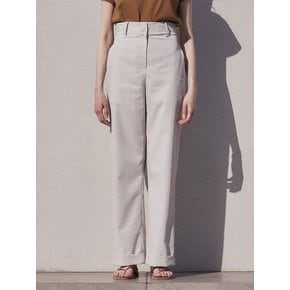 High waist pants (cream beige)