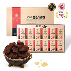 강개상인 홍삼절편(15g x 12입) 국산 6년근 홍삼말랭이 쫀득이 부모님간식