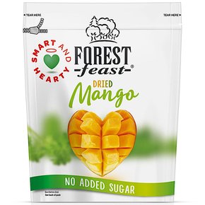 포레스트피스트 스마트 앤 하티 건 망고 Forest Feast Smart & Hearty Dried Mango 650g 2개