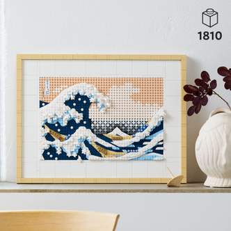 보드엠 레고 LEGO ART Hokusai – Great Wave Wall 아트 성인 세트 31208