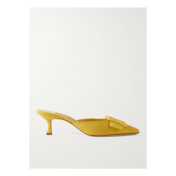 메이세일 버클 스웨이드 뮬 50mm 옐로 1647597347828251