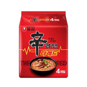 [농심]신라면 더레드 봉지면 4개입 (125g x 4개)