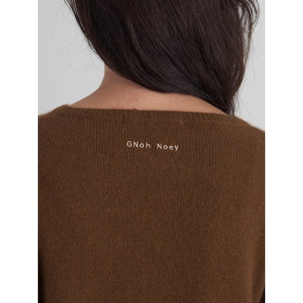 라운드 라쿤 가디건 (Brown)