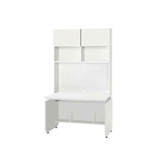 뉴아빌 6단 측판형 책상세트 120cm (컬러 택1)_플랩도어포함