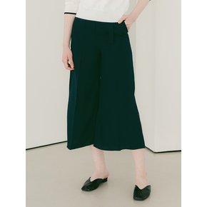 SIDE VENT WIDE SLACKS (NAVY)