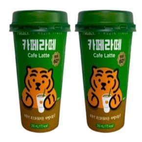 뚱랑이 카페라떼 컵커피 250ml x 18개 (무료배송)