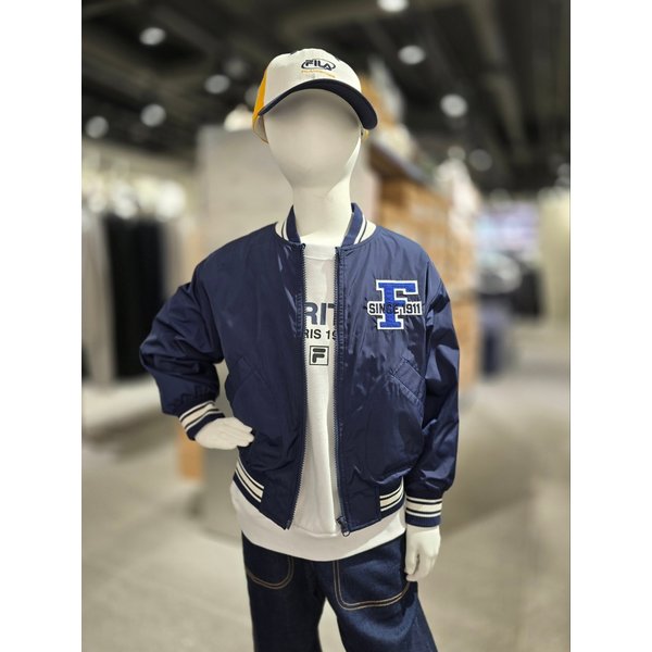 [파주점] 키즈 로고 포인트 바시티 점퍼(FK2JKG3401X-DID)