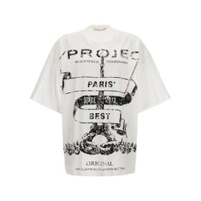 [Y프로젝트] T shirt 204TS002EVERGREENOPTICWHITE White