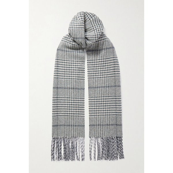 존스톤스 오브 엘긴 글렌 프린지 하운드투스 울 스카프 46376663162948214