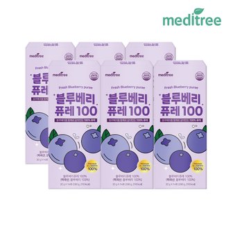 메디트리 미국산 블루베리 퓨레 스틱 100 6박스